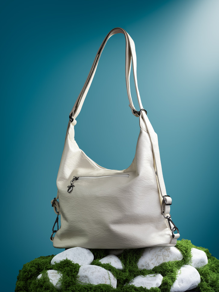 Сумка-рюкзак Roseshow 83130 молочный(46)