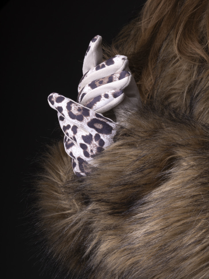 Перчатки женские Victory Леопард св.бежевые Перчатки женские Victory Леопард св.бежевые