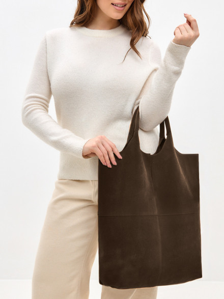 Сумка FIATO 2653С замша шоколад Сумка FIATO 2653С замша шоколад