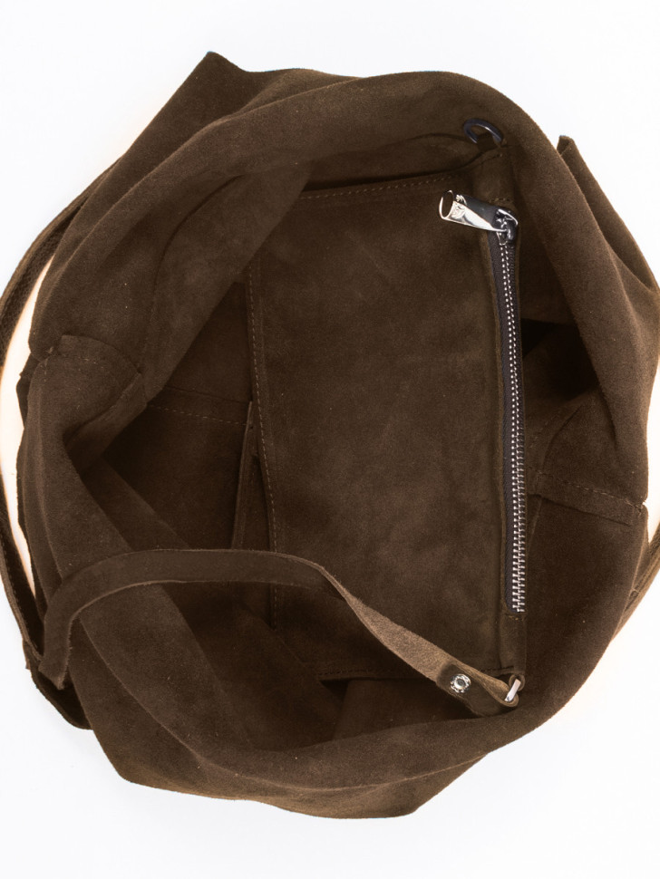 Сумка FIATO 2653С замша шоколад