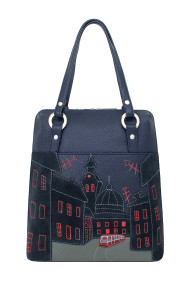 Сумка-трансформер Protege, ДС-226-264, "Город-34"синяя