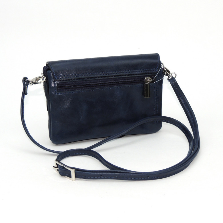 Женская сумочка кошелёк Natalia Kalinovskaya С53т «Колибри» синяя