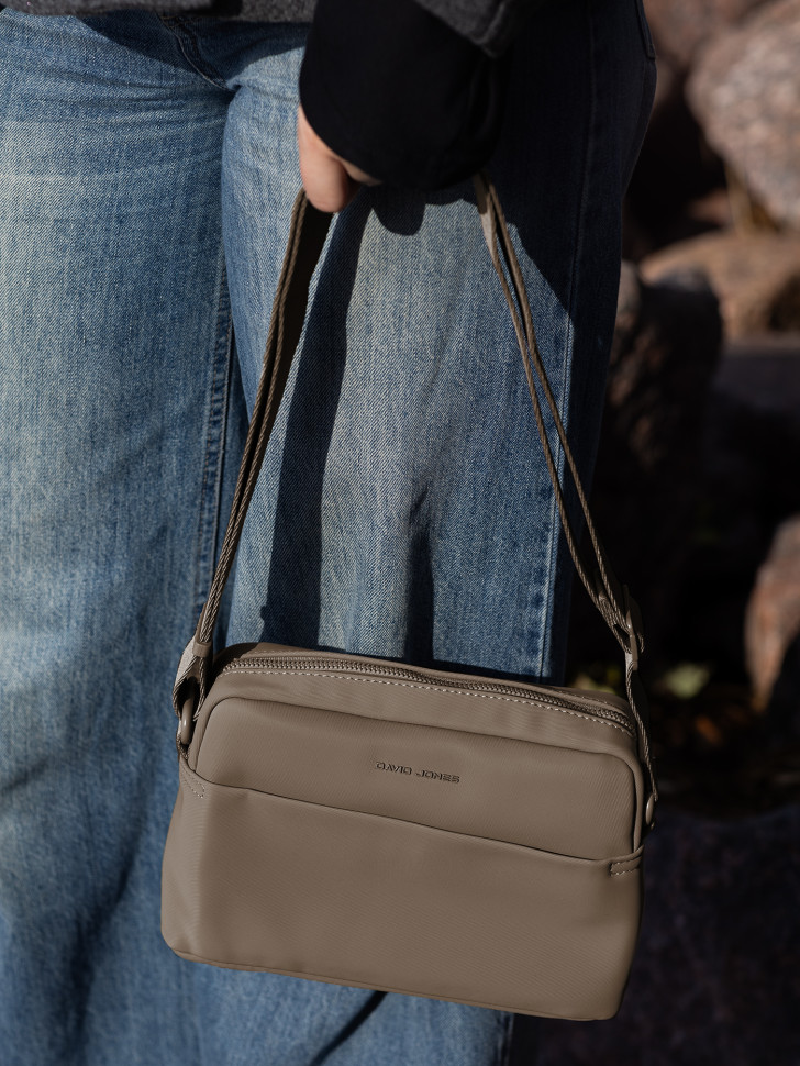 Сумка женская David Jones 7655 taupe