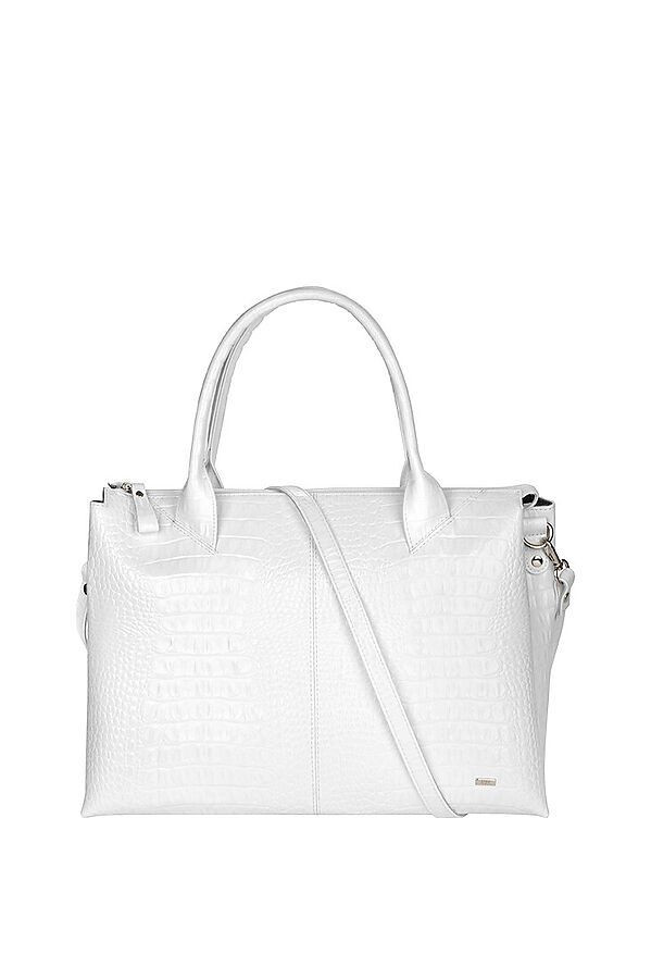 Сумка женская САБРИНА 79188 КРИСТАЛЛ кайман белая