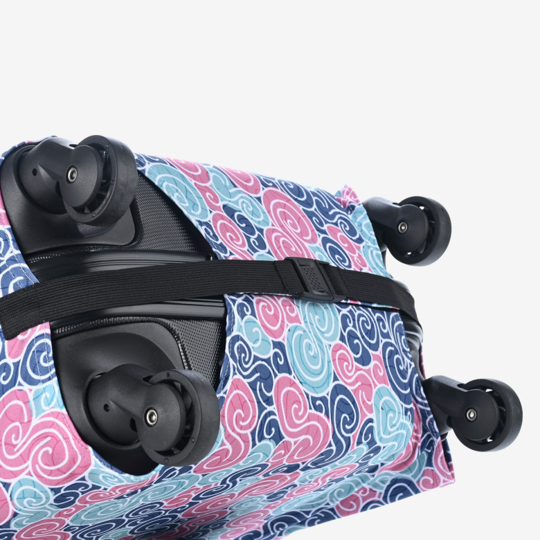 Чехол для чемодана Восьмерки размер L цветной