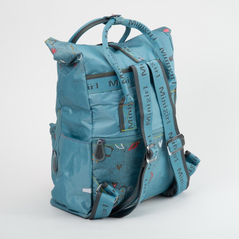 Сумка-рюкзак Minigirl 20175 коты коричневая