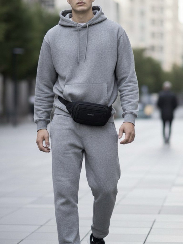 Сумка на пояс Baggins 80001 черная