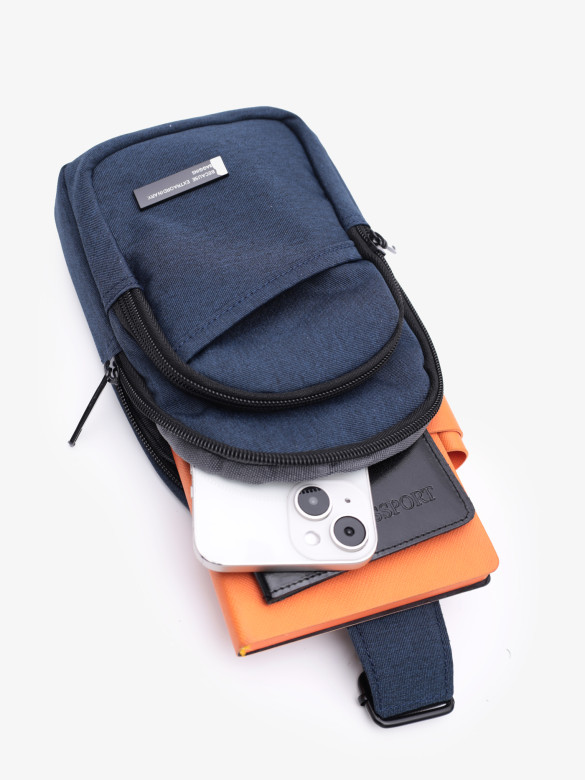 Рюкзак на одно плечо Baggins 3737 синий