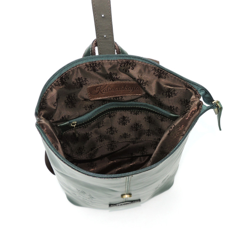 Сумка-рюкзак Natalia Kalinovskaya, СР-34/1т.-632 «Алисс» зеленая