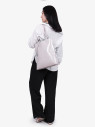 Сумка женская Baggins KDL-1300 лак светло-серая