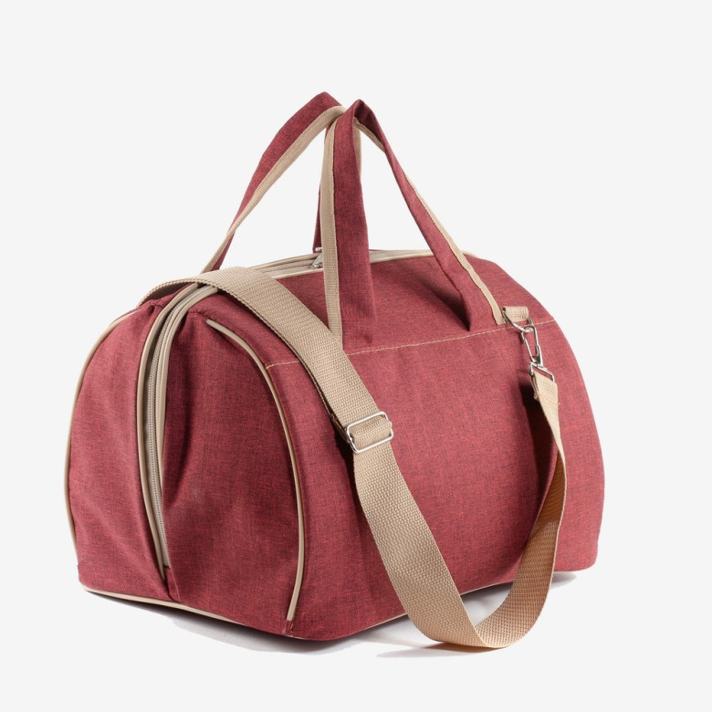 Сумка дорожная Voyage 104 ручная кладь Победа бордо джинс