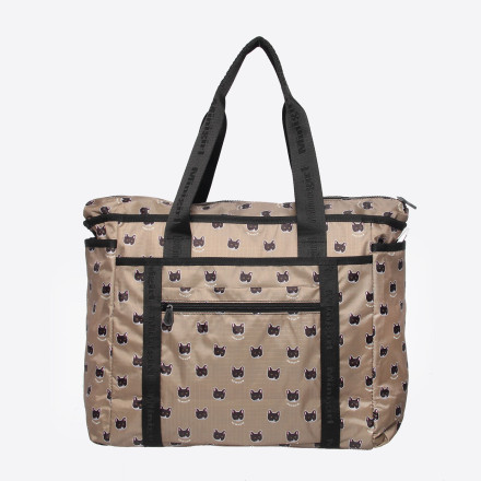 Сумка Minigirl 3089 коты коричневая Сумка Minigirl 3089 коты коричневая