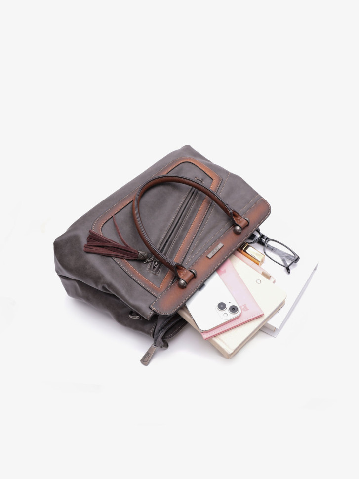 Сумка женская Flame Dance 2077 grey Сумка женская Flame Dance 2077 grey