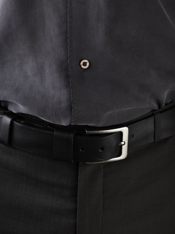 Ремень мужской DNKA буйвол черный 4055 