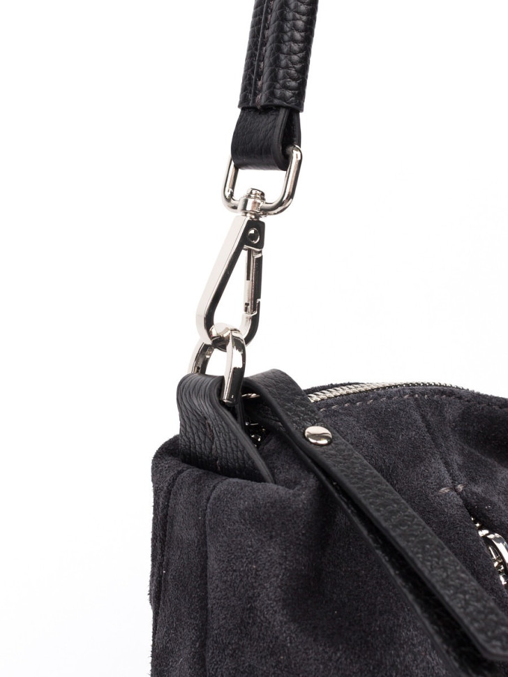 Сумка FIATO 2641 замша серая