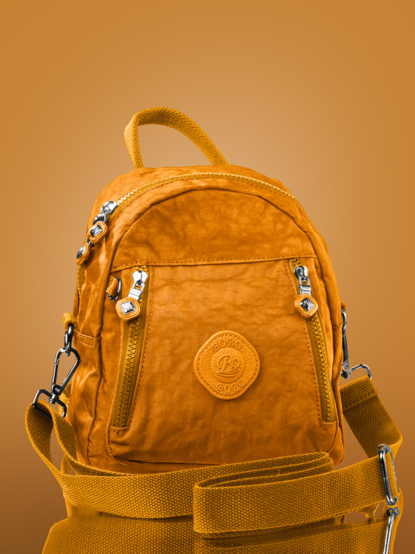 Рюкзак-сумка женский Bobo 8304-8 жёлтый Рюкзак-сумка женский Bobo 8304-8 жёлтый