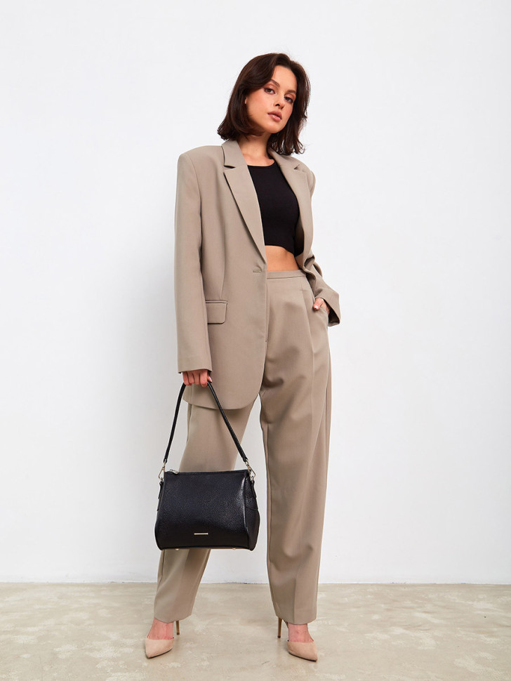 Сумка Fiato 2794 вителло чёрная