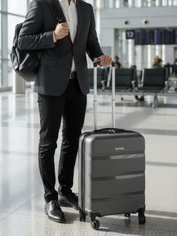 Чемодан для ручной клади из полипропилена Rion+, 460  18"