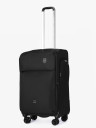 Чемодан из текстиля Kong LV 5901 чёрный 20" 4 колеса