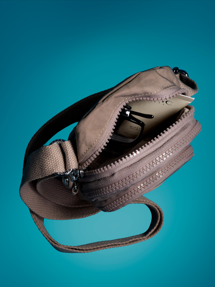 Сумка женская Bobo Б 3602-2 тёмно-бежевая