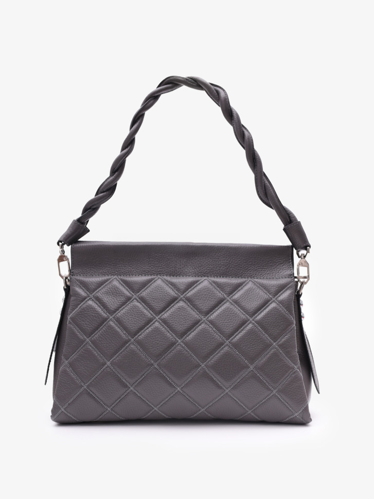 Сумка женская Karya 2271 тёмно-серая Сумка женская Karya 2271 тёмно-серая