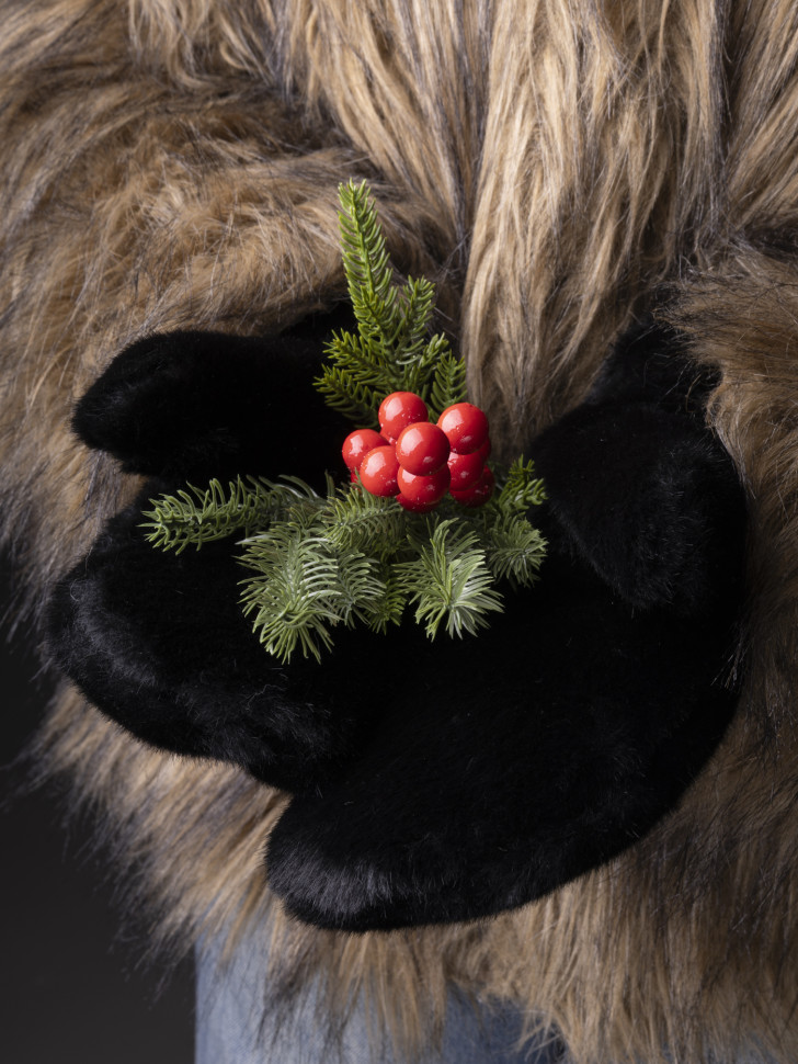 Варежки женские Baggins иск.мех черные