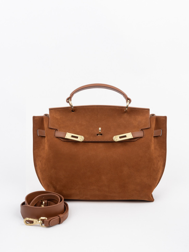 Сумка Curanni 9402 замша рыжая