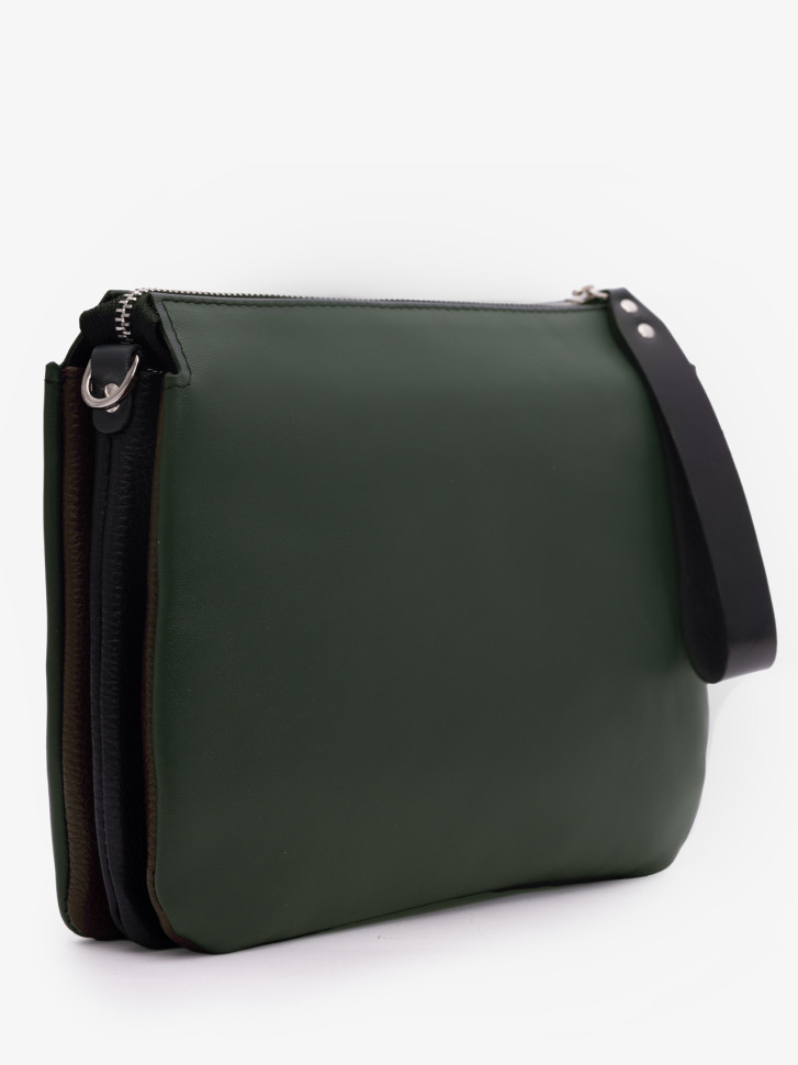 Сумка женская Protege, Ц-450 изумруд+бордовый+черный