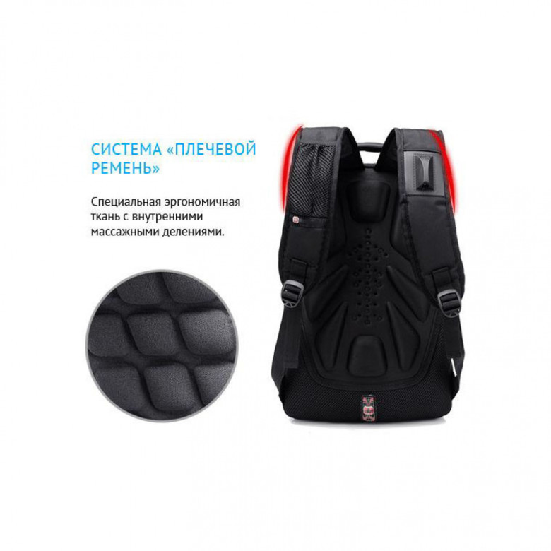 Рюкзак швейцарский Tiger Knife 8810 cерый Рюкзак швейцарский Tiger Knife 8810 cерый