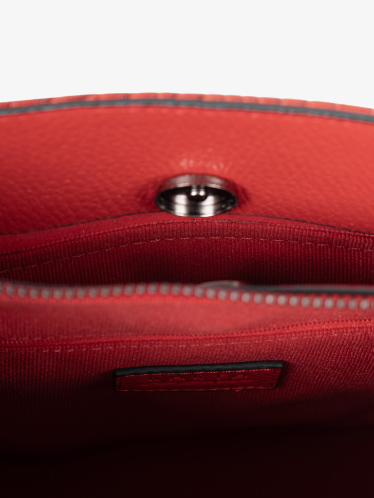 Сумка женская Karya 2402 красный крокодил Сумка женская Karya 2402 красный крокодил