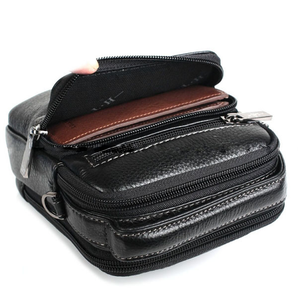 Мужская сумка через плечо Hight Touch 407-20 чёрная