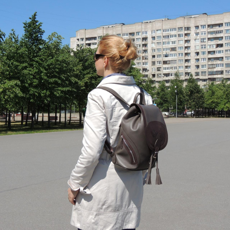 Рюкзак женский Natalia Kalinovskaya, «Гвенн» капучино