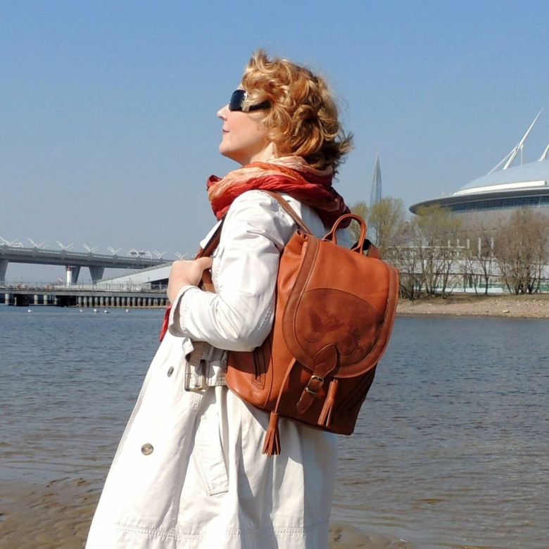 Рюкзак женский Natalia Kalinovskaya, Р50-102 кирпич флотер