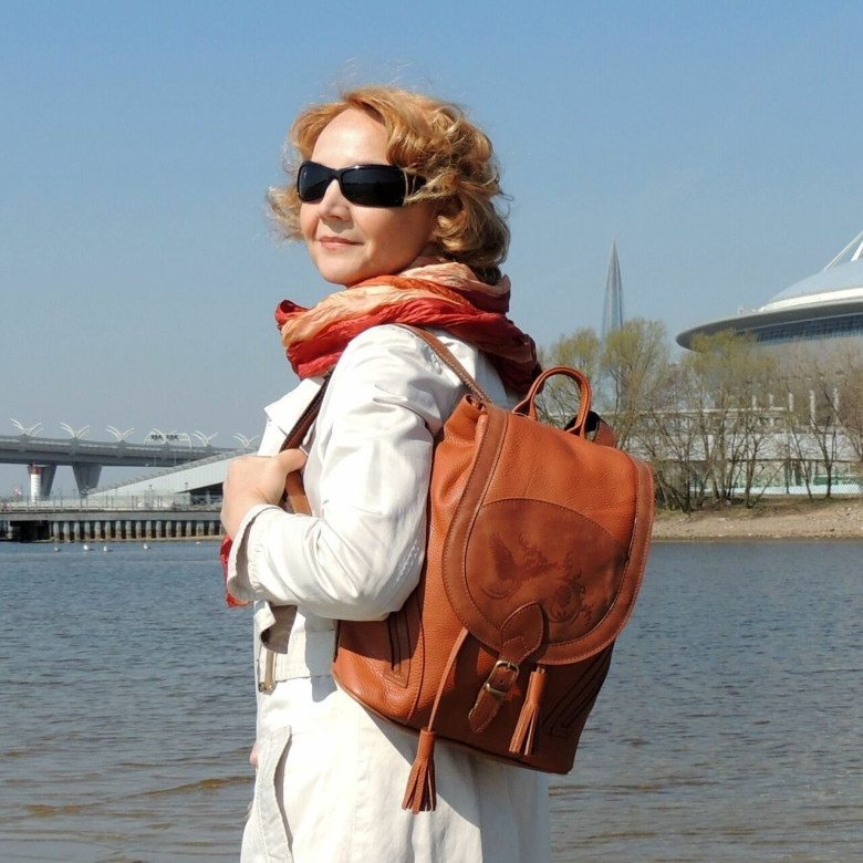 Рюкзак женский Natalia Kalinovskaya, Р50-102 кирпич флотер