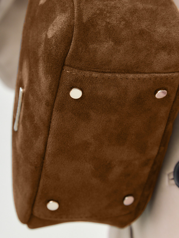 Сумка FIATO 2852 замша табако