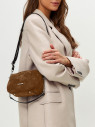 Сумка FIATO 2852 замша табако