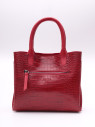 Сумка женская Karya 2392 красный крокодил