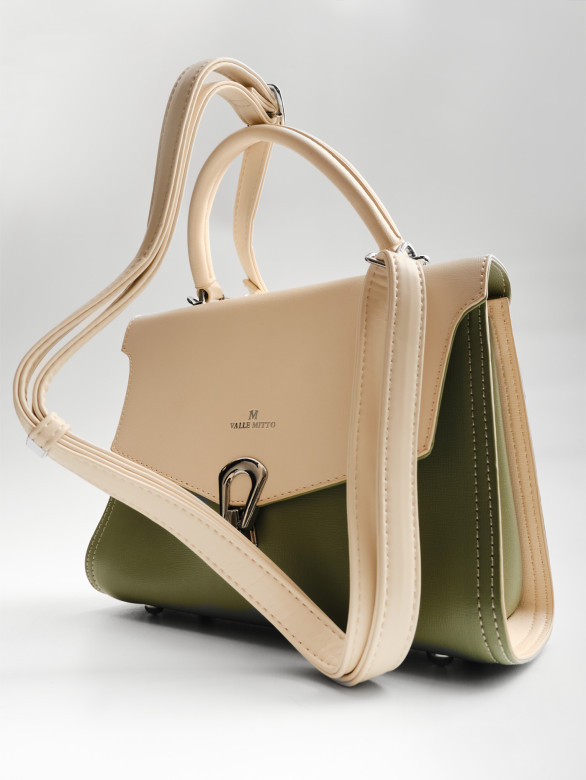 Сумка Valle Mitto 89728 beige/green