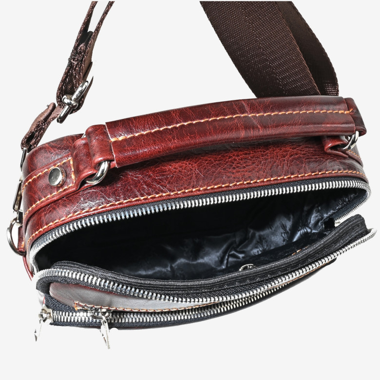 Мужская сумка через плечо Maxsimo Tarnavsky 1048 графит