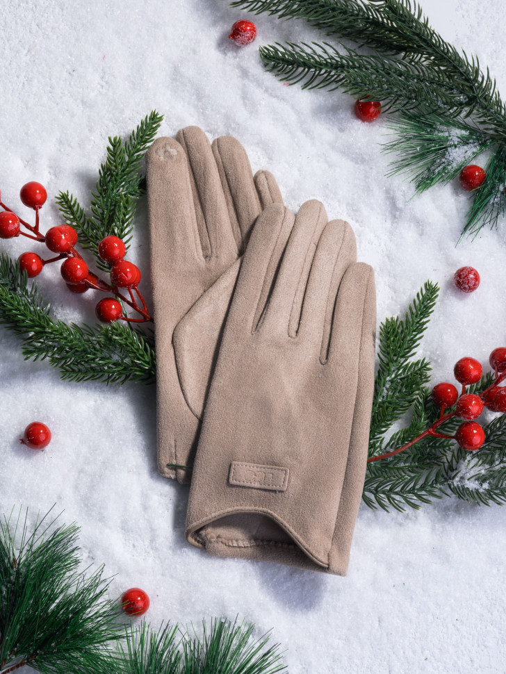 Перчатки женские Baggins 6026-1 бежевые Перчатки женские Baggins 6026-1 бежевые