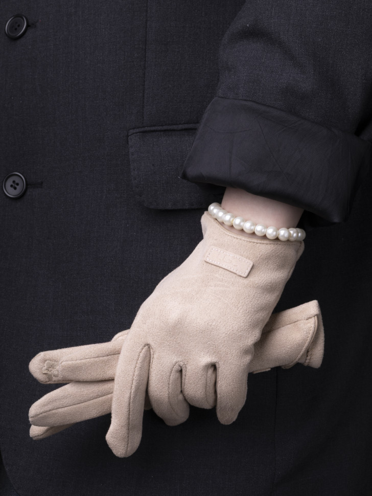 Перчатки женские Baggins 6026-1 бежевые Перчатки женские Baggins 6026-1 бежевые