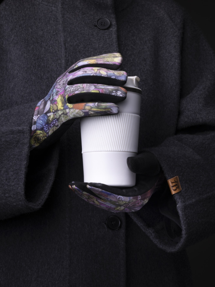 Перчатки женские Ангел 111-15 кошка