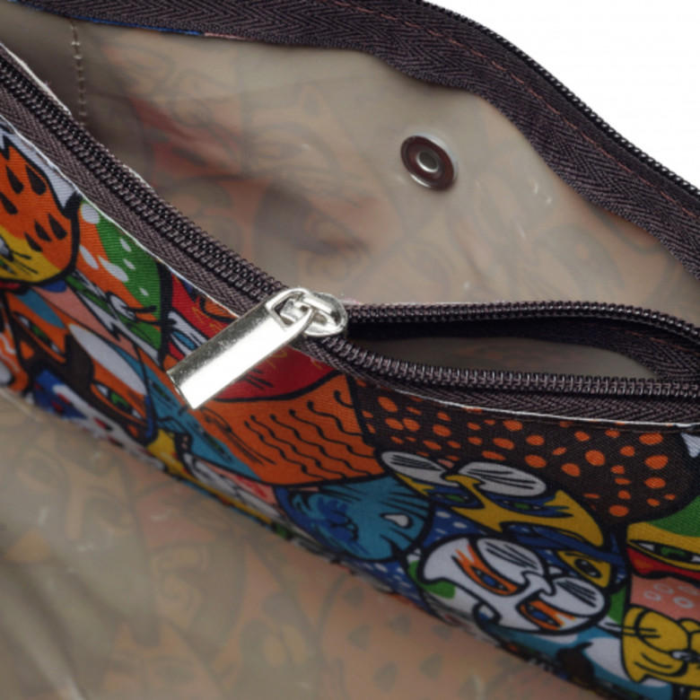 Дорожная сумка Antan, 2-313 коты ч/б цветные мультиколор