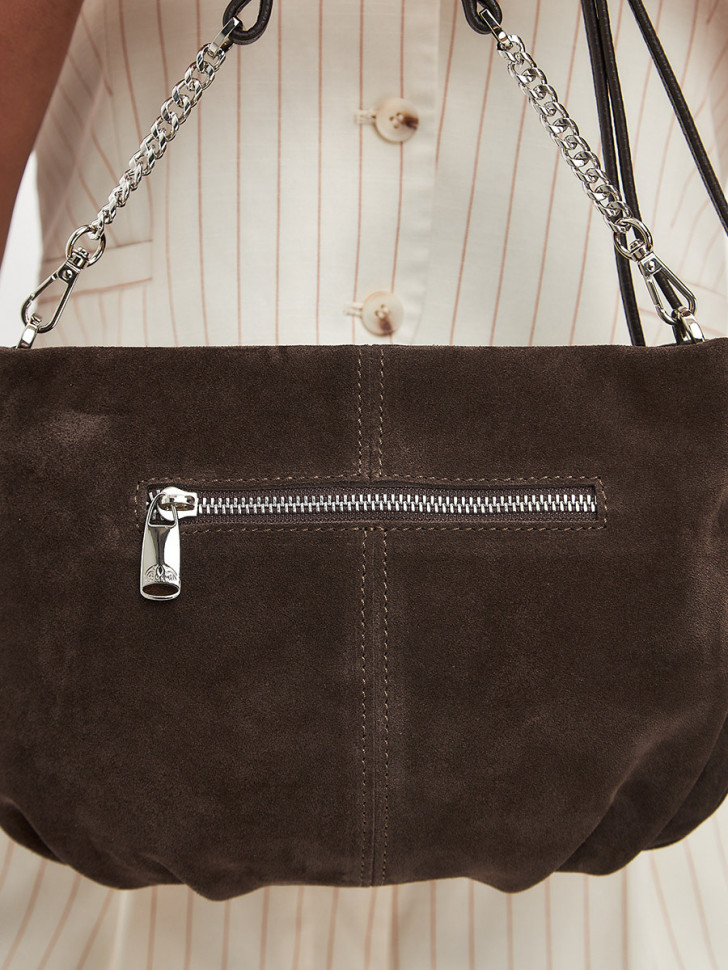 Сумка FIATO 2719 замша шоколад Сумка FIATO 2719 замша шоколад