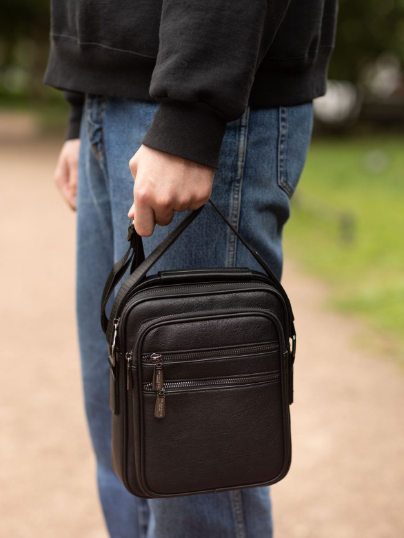 Сумка мужская JIN, 5186 черная