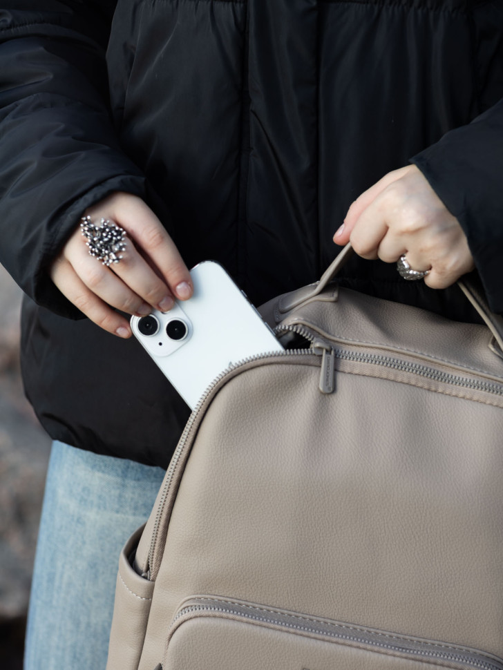 Рюкзак городской David Jones 7841 warm taupe