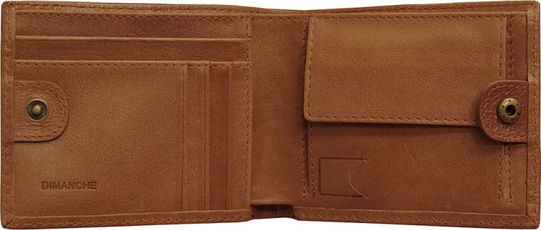 Мужское портмоне Dimanche Camel 175/К, натуральная кожа