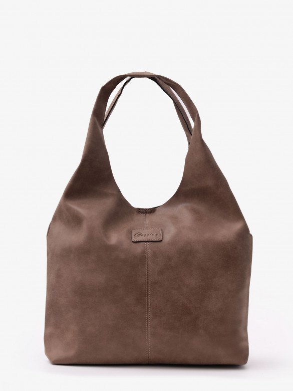 Сумка-мешок с косметичкой Baggins 58235 khaki (JK-76)