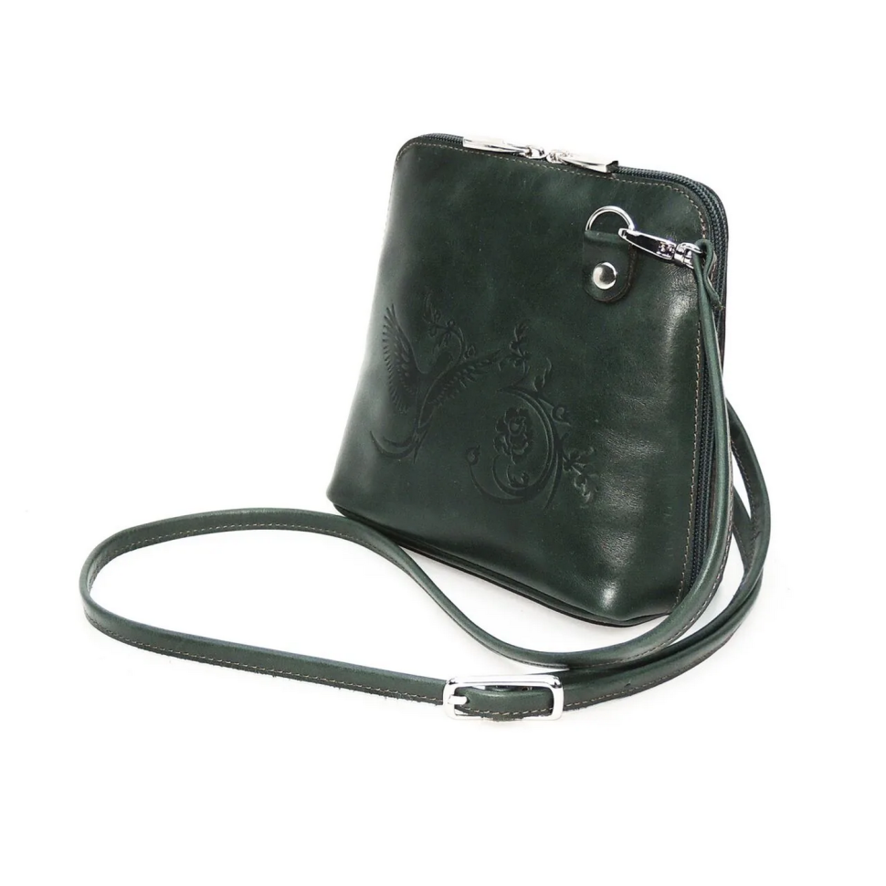 Женская кожаная сумка Natalia Kalinovskaya С83п-631 зеленая Женская кожаная сумка Natalia Kalinovskaya С83п-631 зеленая