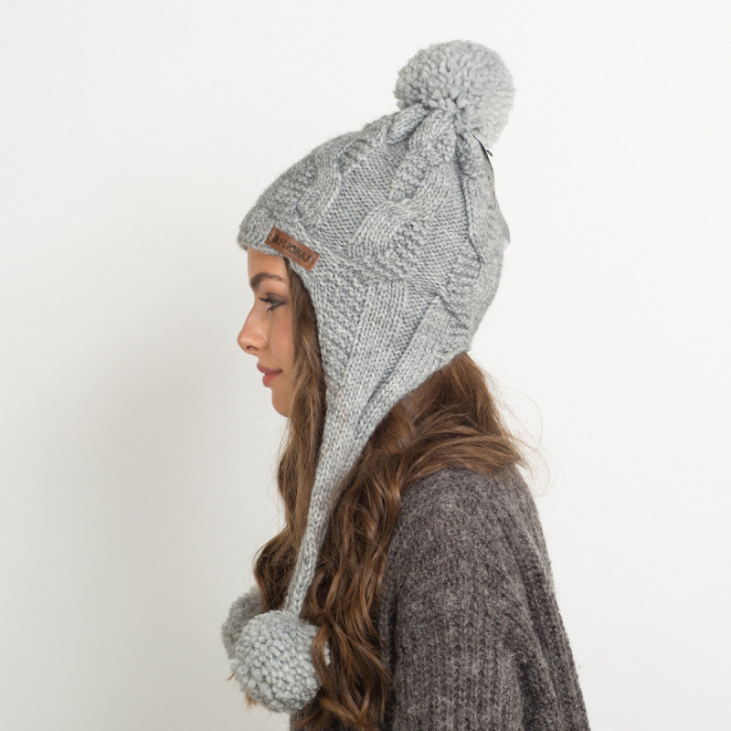 Шапка женская Flioraj 712-Д FJ светло-серая